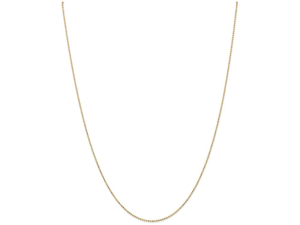 FJC Finejewelers 9 Inch 14k Yellow Gold 1.2mm x 9 inch Baby Ball Chain Ankle Bracelet (Smaller Ankles)