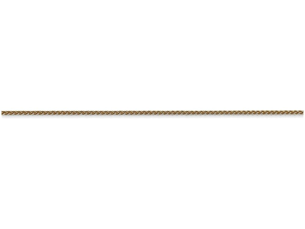 FJC Finejewelers 7 Inch 14k Yellow Gold 1.1mm Solid Polished Spiga Chain Bracelet