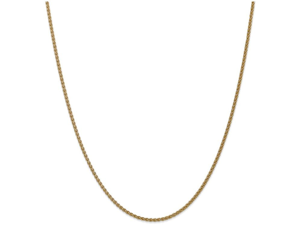 FJC Finejewelers 7 Inch 14k Yellow Gold 1.1mm Solid Polished Spiga Chain Bracelet