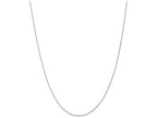 FJC Finejewelers 18 Inch 14k White Gold .9mm Parisian Wheat Chain Necklace