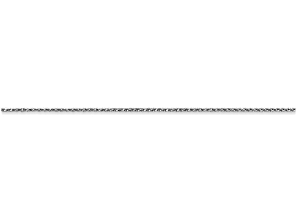 FJC Finejewelers 30 Inch 14k White Gold .90mm Parisian Wheat Chain Necklace