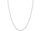 FJC Finejewelers 14 Inch 14k White Gold 1.5mm Parisian Wheat Chain Necklace