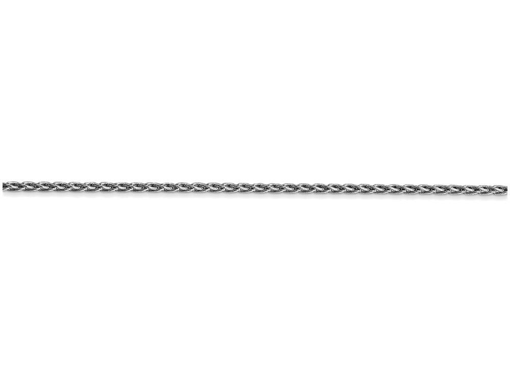 FJC Finejewelers 16 Inch 14k White Gold 1.5mm Parisian Wheat Chain Necklace
