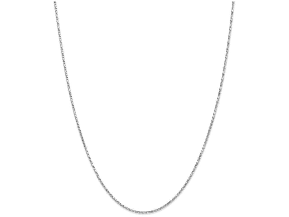 FJC Finejewelers 16 Inch 14k White Gold 1.5mm Parisian Wheat Chain Necklace