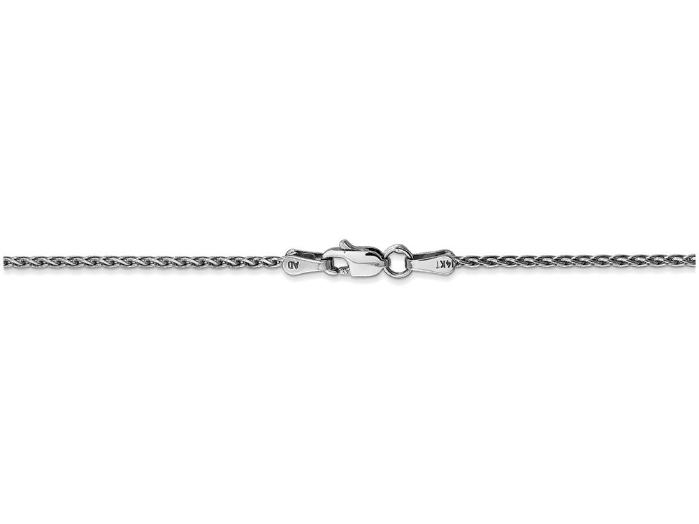 FJC Finejewelers 8 Inch 14k White Gold 1.5mm Parisian Wheat Chain Bracelet