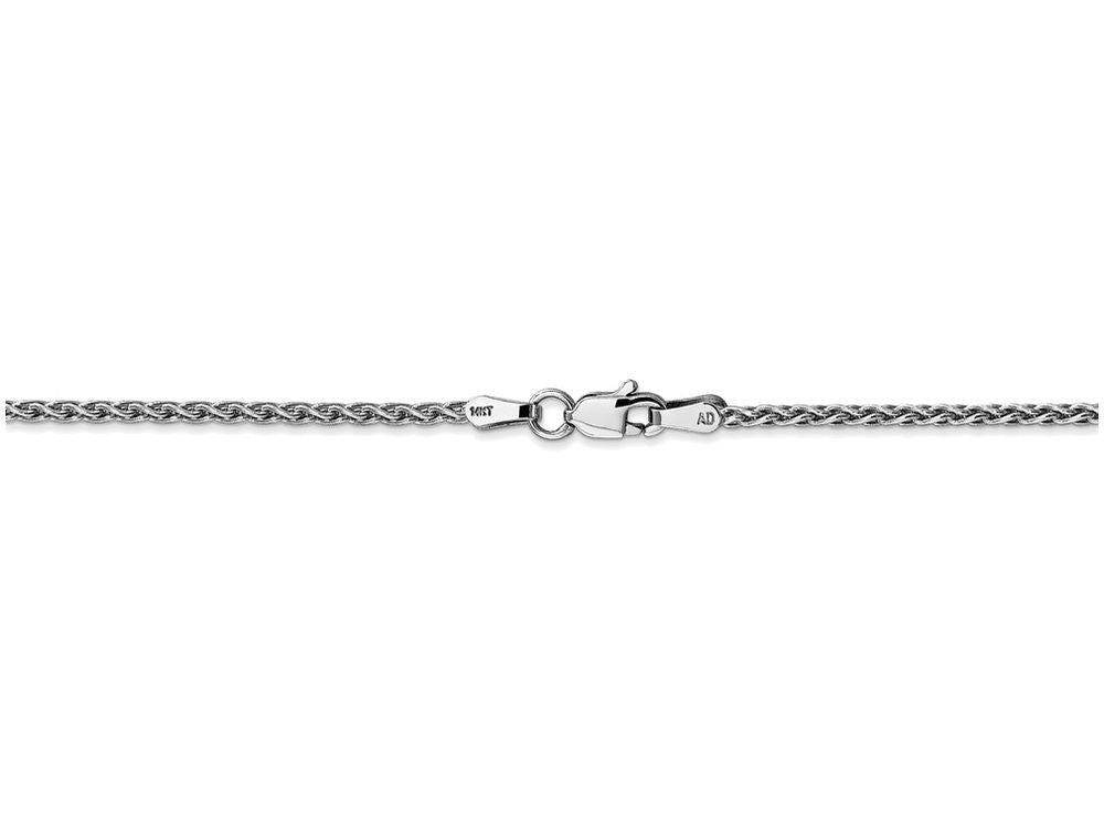 FJC Finejewelers 8 Inch 14k White Gold 1.9mm Parisian Wheat Chain Bracelet