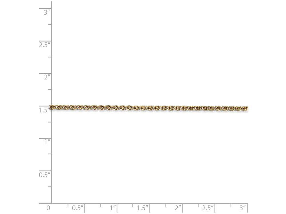 FJC Finejewelers 20 Inch 14k Yellow Gold 1.9mm Parisian Wheat Chain Necklace