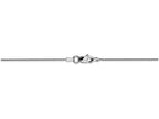FJC Finejewelers 30 Inch 14k White Gold .85mm Round bright-cut Wheat Chain Necklace