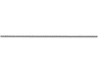 FJC Finejewelers 20 Inch 14k White Gold 1.0mm Round bright-cut Wheat Chain Necklace