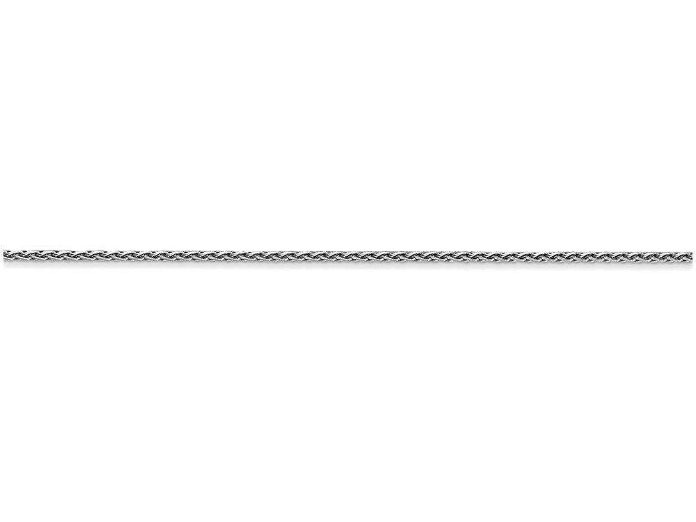 FJC Finejewelers 20 Inch 14k White Gold 1.0mm Round bright-cut Wheat Chain Necklace