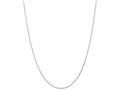 FJC Finejewelers 20 Inch 14k White Gold 1.0mm Round bright-cut Wheat Chain Necklace