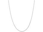FJC Finejewelers 20 Inch 14k White Gold 1.0mm Round bright-cut Wheat Chain Necklace