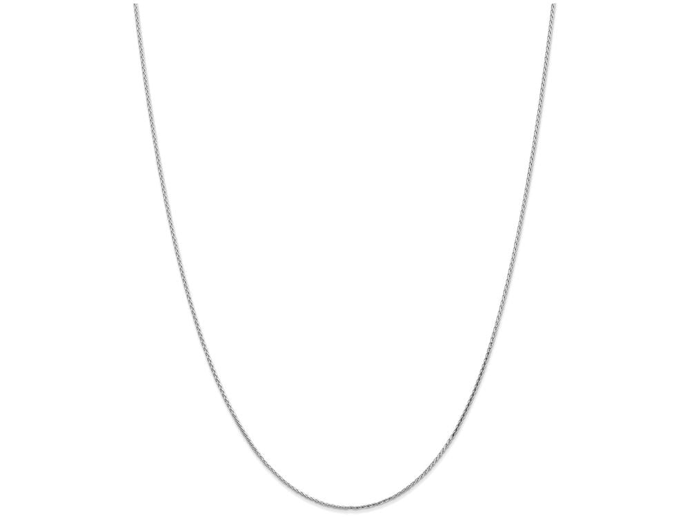FJC Finejewelers 30 Inch 14k White Gold 1.0mm Round bright-cut Wheat Chain Necklace