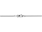 FJC Finejewelers 9 Inch 14k White Gold 1.0mm Round bright-cut Wheat Chain Ankle Bracelet (Smaller Ankles)