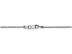 FJC Finejewelers 18 Inch 14k White Gold 1.5mm Round bright-cut Wheat Chain Necklace