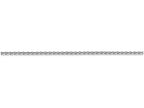 FJC Finejewelers 24 Inch 14k White Gold 1.5mm Round bright-cut Wheat Chain Necklace