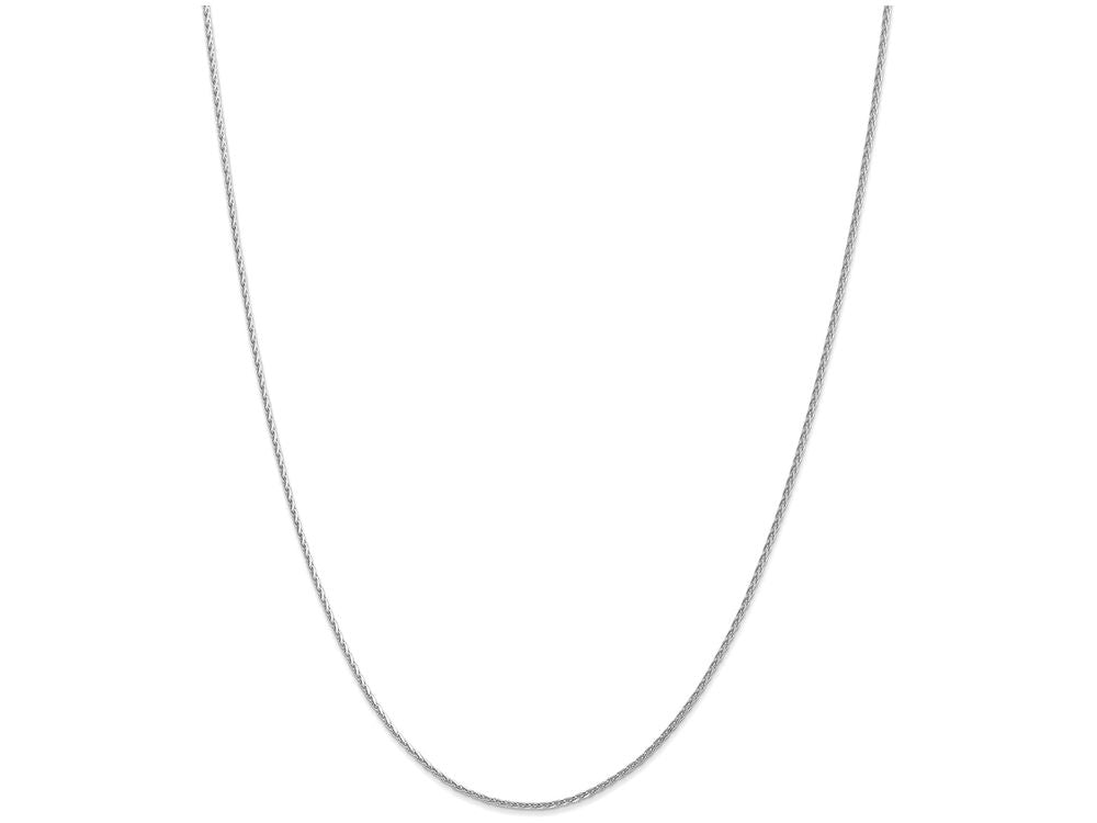 FJC Finejewelers 8 Inch 14k White Gold 1.5mm Round bright-cut Wheat Chain Bracelet