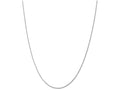 FJC Finejewelers 9 Inch 14k White Gold 1.5mm Round bright-cut Wheat Chain Ankle Bracelet (Smaller Ankles)