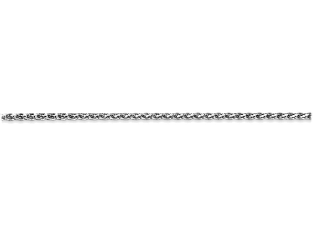 FJC Finejewelers 30 Inch 14k White Gold 1.9mm Round bright-cut Wheat Chain Necklace