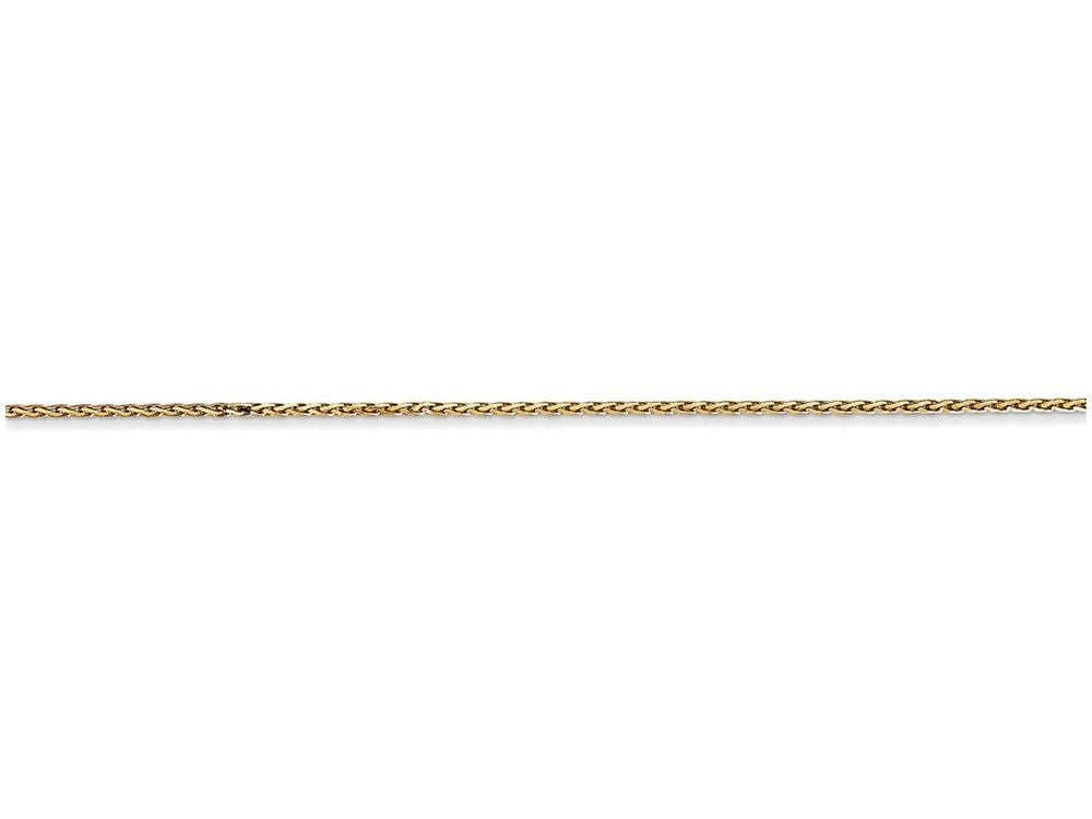 FJC Finejewelers 16 Inch 14k Yellow Gold .8mm Round bright-cut Wheat Chain Necklace