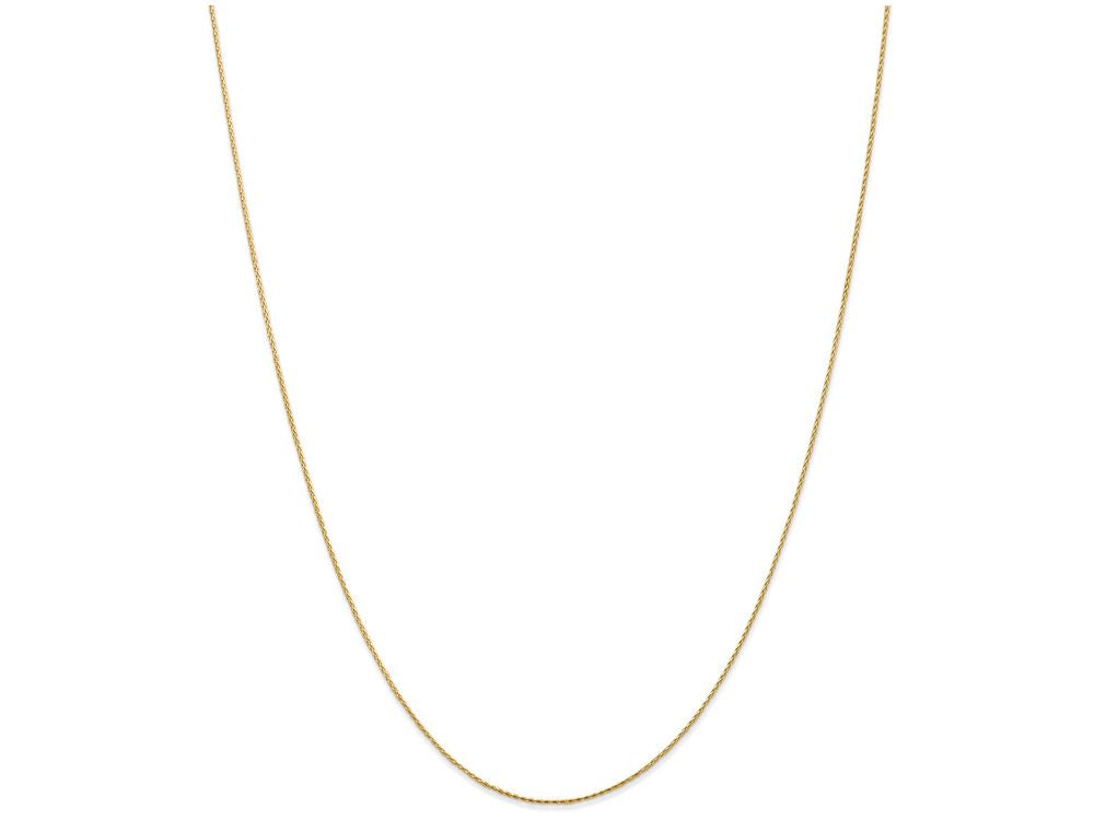FJC Finejewelers 20 Inch 14k Yellow Gold .8mm Round bright-cut Wheat Chain Necklace
