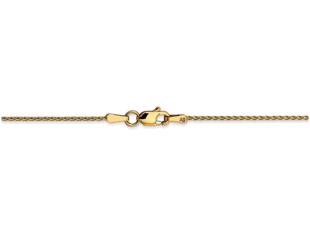 FJC Finejewelers 20 Inch 14k Yellow Gold 1.0mm bright-cut Wheat Chain Necklace
