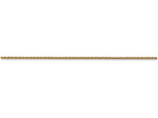 FJC Finejewelers 9 Inch 14k Yellow Gold 1.0mm bright-cut Wheat Chain Ankle Bracelet (Smaller Ankles)