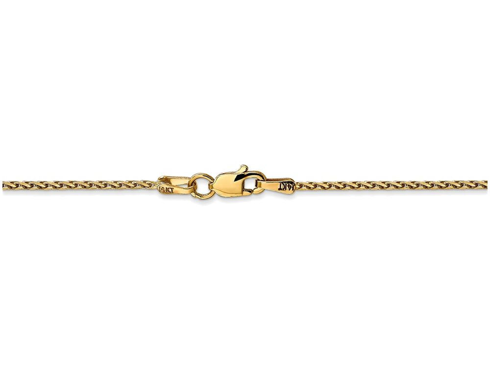 FJC Finejewelers 6 Inch 14k Yellow Gold 1.5mm bright-cut Wheat Chain Bracelet