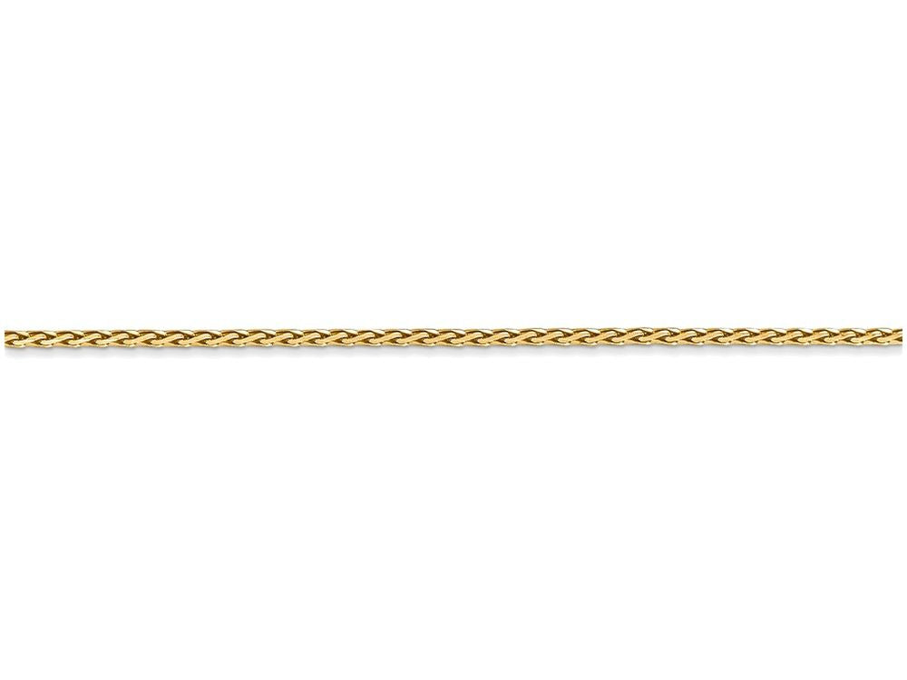 FJC Finejewelers 8 Inch 14k Yellow Gold 1.5mm bright-cut Wheat Chain Bracelet
