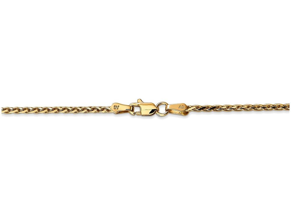 FJC Finejewelers 30 Inch 14k Yellow Gold 1.9mm Round bright-cut Wheat Chain Necklace