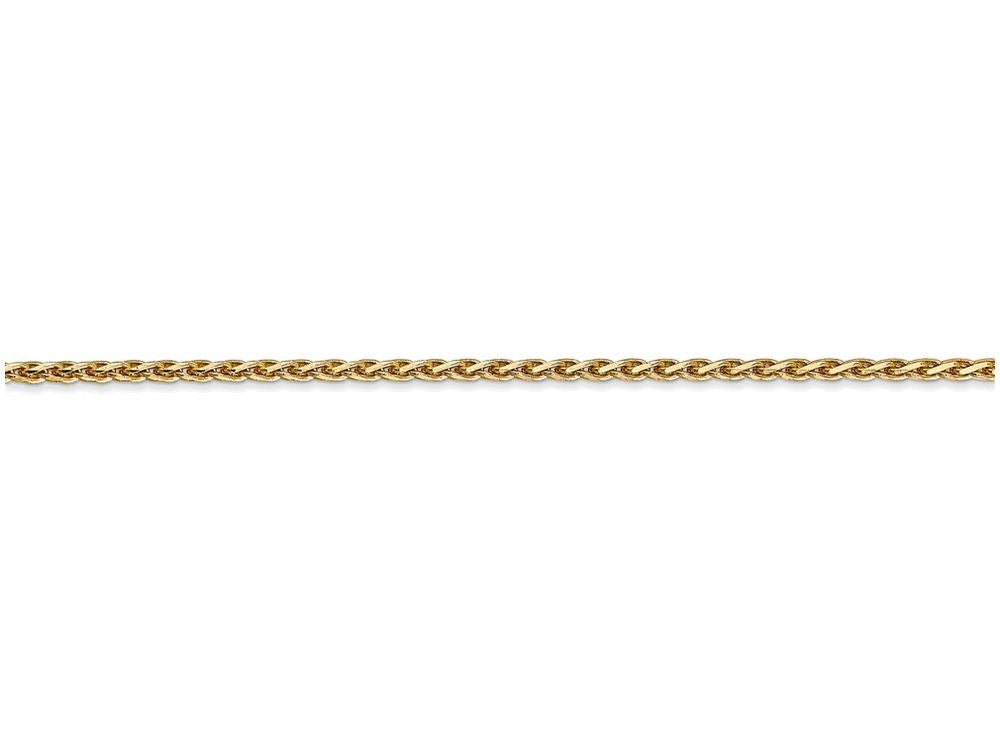 FJC Finejewelers 8 Inch 14k Yellow Gold 1.9mm Round bright-cut Wheat Chain Bracelet