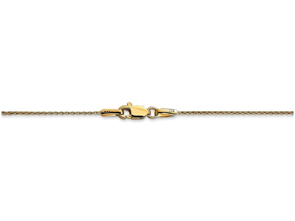 FJC Finejewelers 24 Inch 14k Yellow Gold .7mm Baby Parisian Wheat Chain Necklace