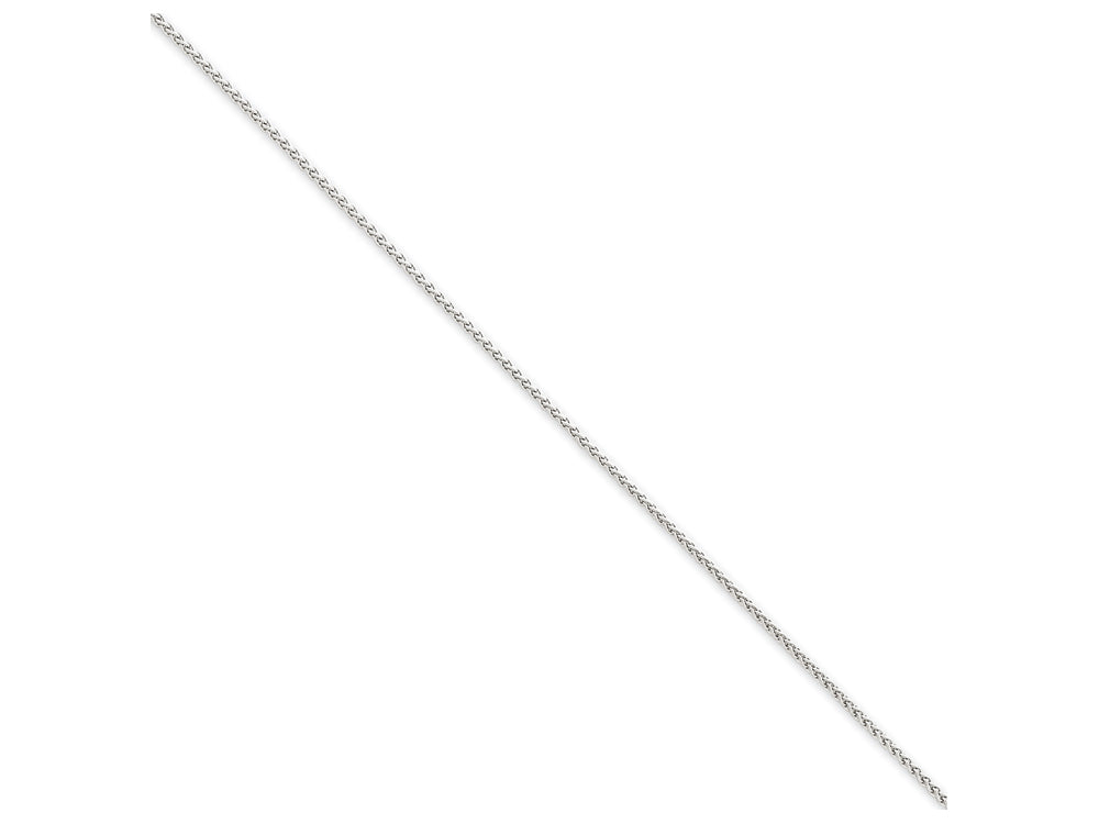 FJC Finejewelers 30 Inch 14k White Gold 1.25mm Solid Polished Spiga Chain Necklace