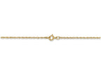 FJC Finejewelers 14 Inch 14k Yellow Gold .8mm Light Rope Chain Necklace
