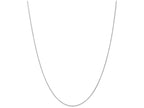FJC Finejewelers 18 Inch 14k White Gold .8mm Baby Parisian Wheat Chain Necklace