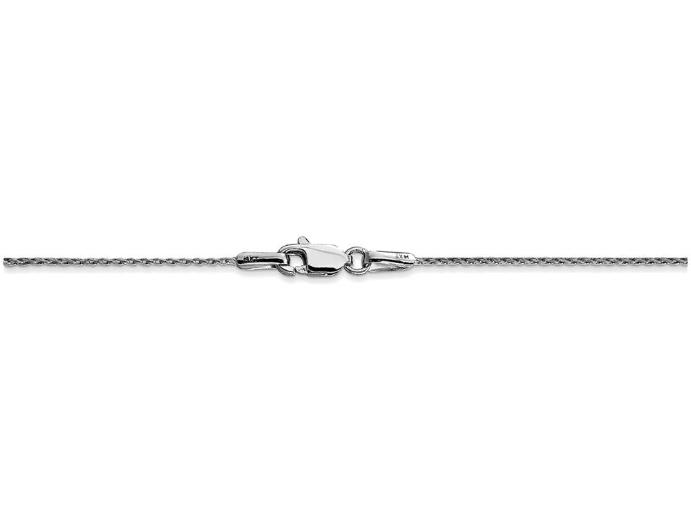 FJC Finejewelers 24 Inch 14k White Gold .8mm Baby Parisian Wheat Chain Necklace