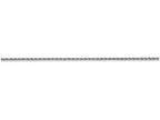 FJC Finejewelers 18 Inch 14k White Gold 1.00mm Parisian Wheat Chain Necklace