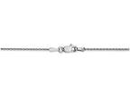FJC Finejewelers 20 Inch 14k White Gold 1.00mm Parisian Wheat Chain Necklace