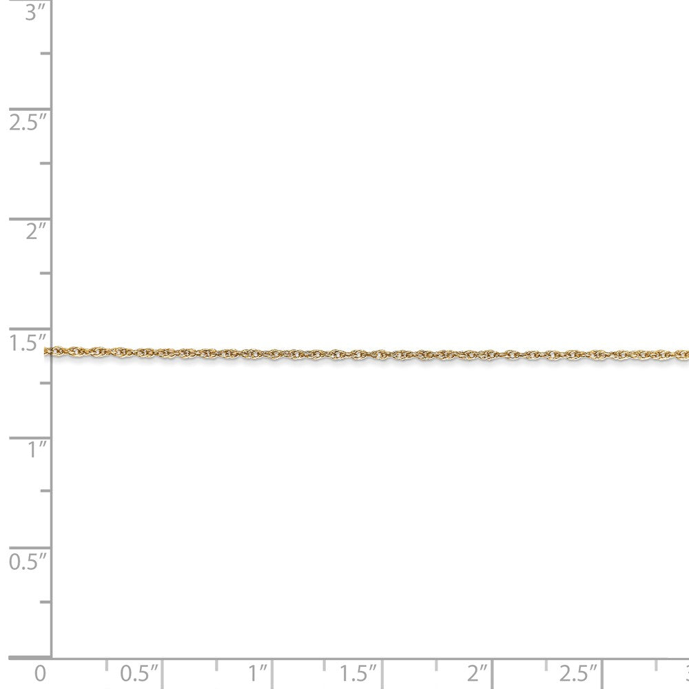 FJC Finejewelers 18 Inch 14k Yellow Gold .8mm Light-baby Rope Chain Necklace