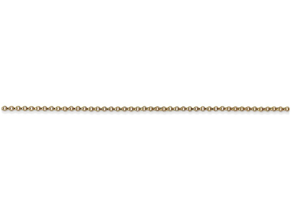 FJC Finejewelers 16 Inch 14k Yellow Gold 1.15mm Rolo Chain Necklace