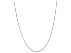 FJC Finejewelers 18 Inch 14k White Gold 1.15mm Rolo Chain Necklace