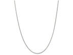 FJC Finejewelers 20 Inch 14k White Gold 1.55mm Rolo Chain Necklace