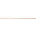 FJC Finejewelers 14k Rose Gold .5 Mm Cable Rope Chain