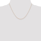 FJC Finejewelers 14k Rose Gold .5 Mm Cable Rope Chain