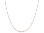 FJC Finejewelers 14k Rose Gold .5 Mm Cable Rope Chain