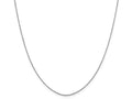 FJC Finejewelers 14k White Gold .90mm Bright Cut Cable Chain