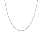 FJC Finejewelers 14k White Gold .90mm Bright Cut Cable Chain
