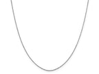 FJC Finejewelers 14k White Gold .90mm Bright Cut Cable Chain