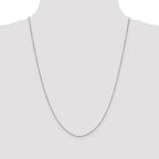 FJC Finejewelers 14k White Gold .90mm Bright Cut Cable Chain