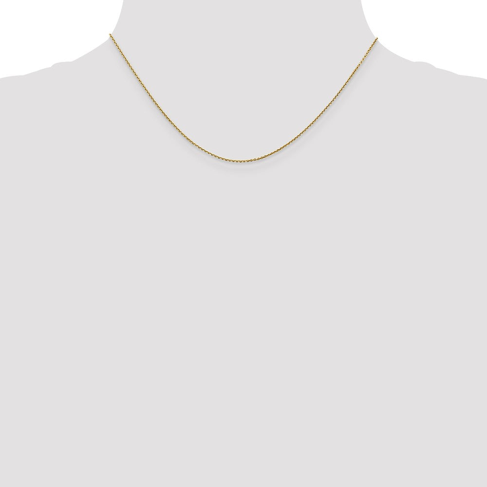 FJC Finejewelers 14 kt Yellow Gold .90mm Bright Cut Cable Chain